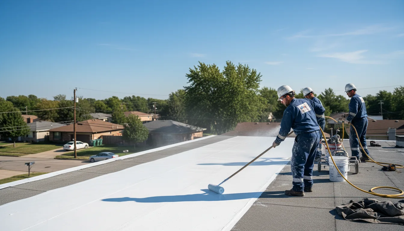 Commercial roof coating in Riverside, IA near me
